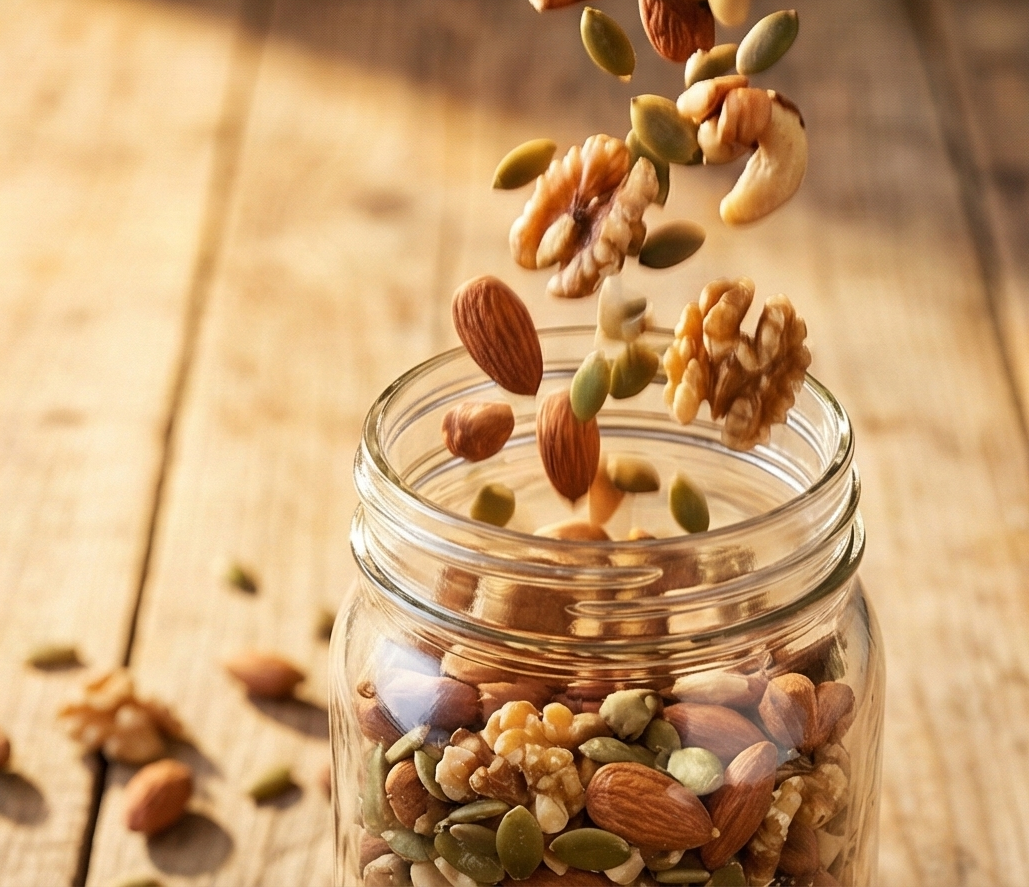 Nüsse und Samen